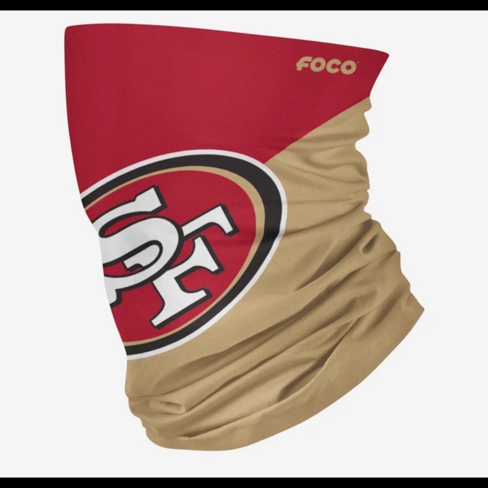 NWT San Francisco 49ers gaiter neck scarf facemask